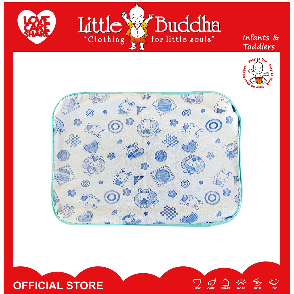 Baby Urine Mat Mink/Pvc back Water Repellent (Little Buddha) Shopee