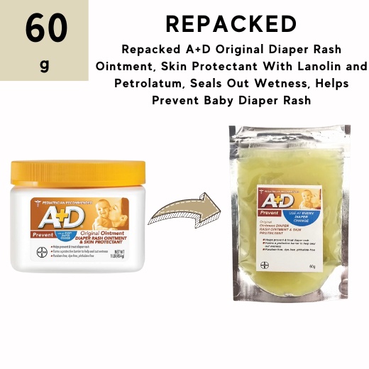 A+D Original Diaper Rash Ointment 60 g Shopee Philippines