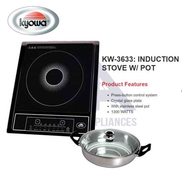 Kyowa KW3633 Induction Cooker with Pot Shopee Philippines