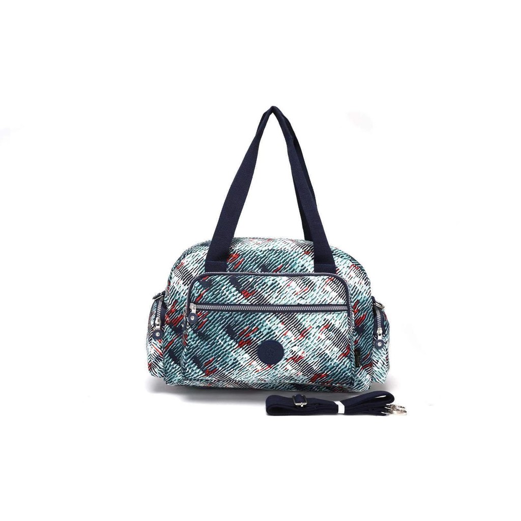 M Kipling Fashion Floral Hand bag big capacity sling bag travel bag (L38cm P13cm H26cm