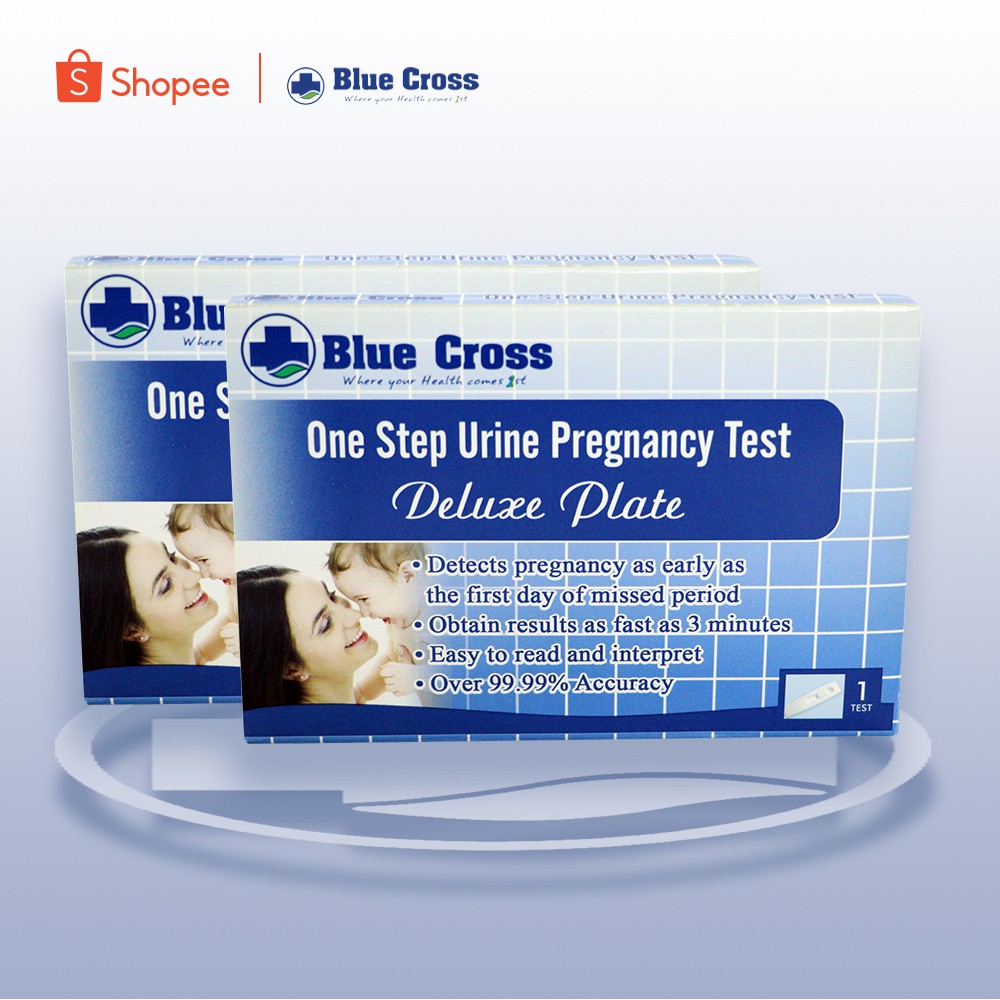 Blue Cross Pregnancy Test Deluxe Plate by 2s Shopee Philippines