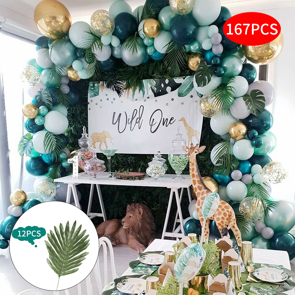 167 pcs Balloons for Birthday Party needs Dinosaur balloon Jungle Party