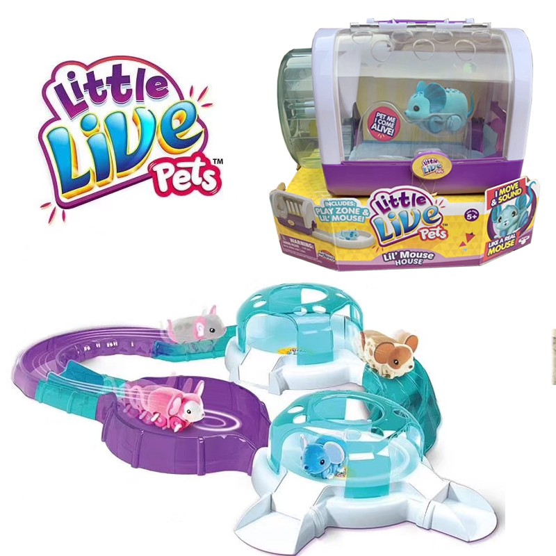 (wys) American Little Live Pets Simulation Hamster Suit Track Toy Baby