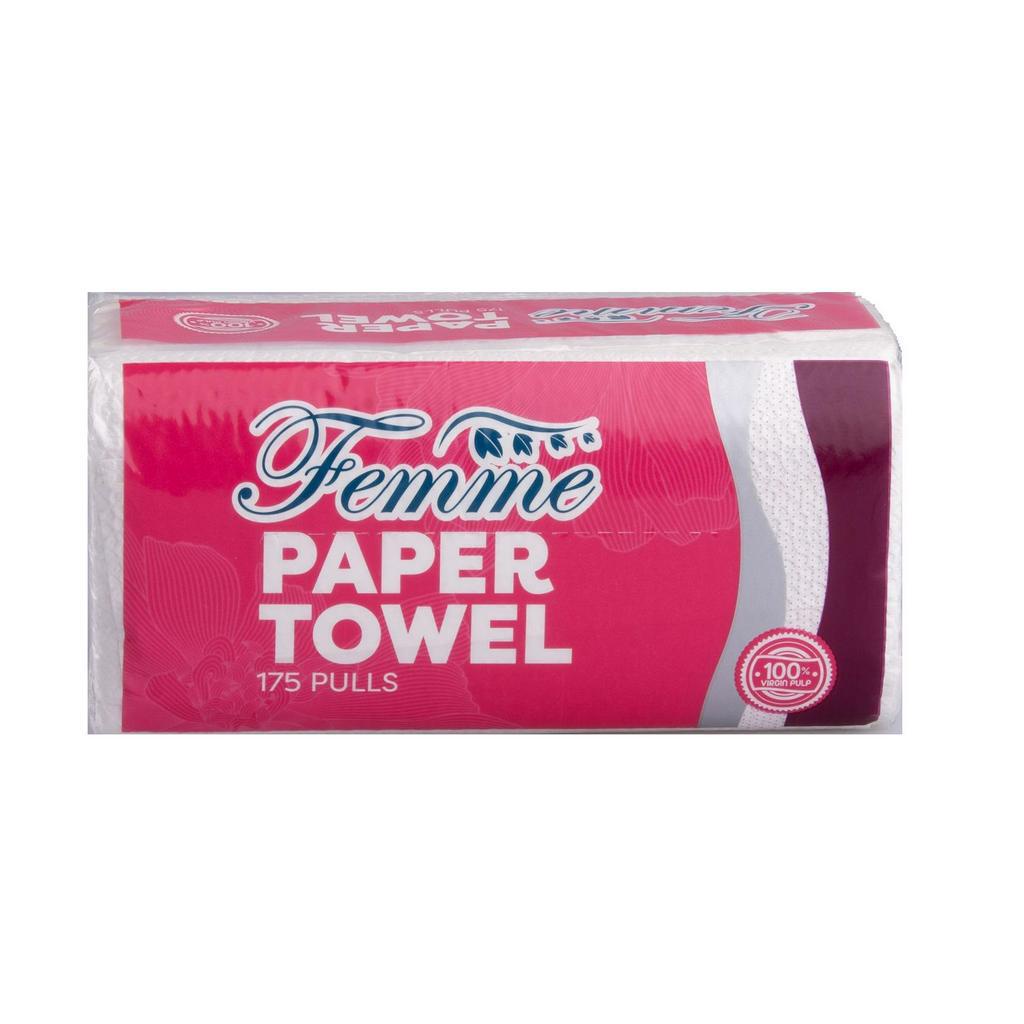 Femme Paper Towel 175 Pulls Shopee Philippines
