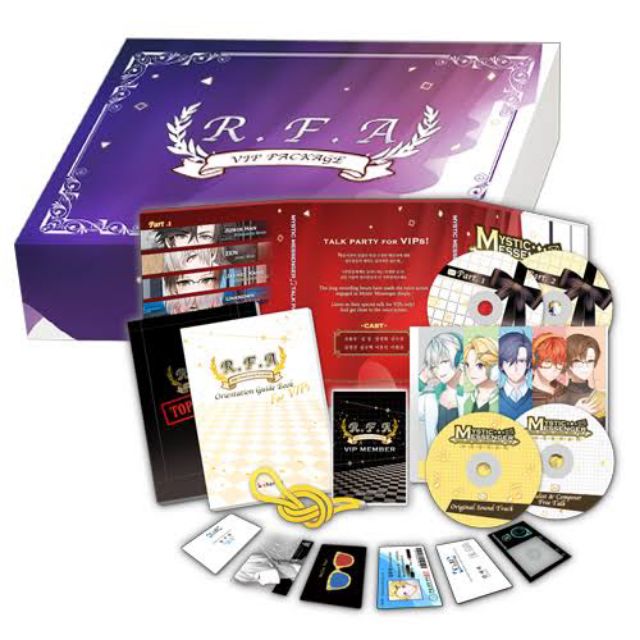Mystic Messenger R.F.A VIP Package Shopee Philippines