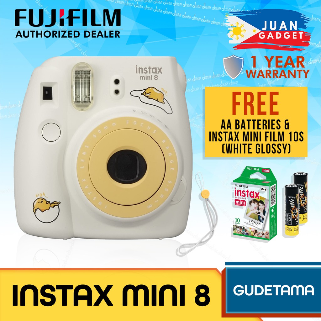 Fujifilm Instax Mini 8 Gudetama Camera Shopee Philippines