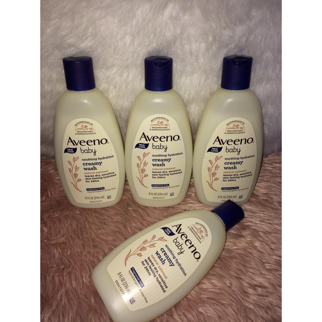 Aveeno Baby Soothing Hydration Creamy Wash, Natural Oatmeal, 8 oz