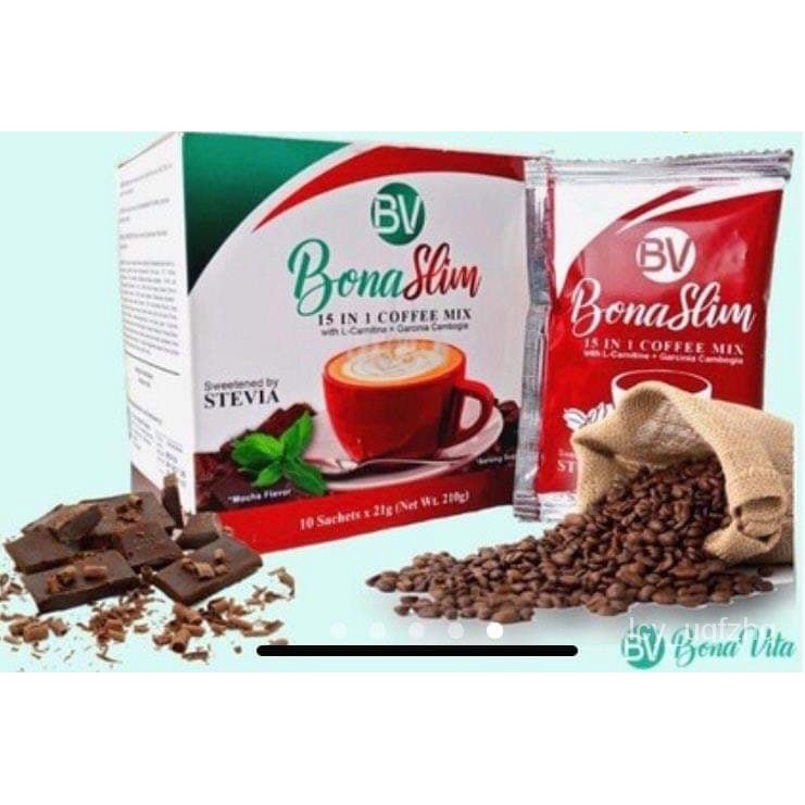 Bonavita BonaSlim Coffee 15 in 1 ( 10 sachets / box ) Shopee Philippines