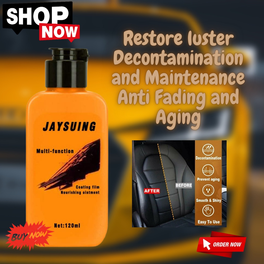 Jaysuing Car Cleaner Interior Multi Purpose Cleaner Car Shiner Car Seat