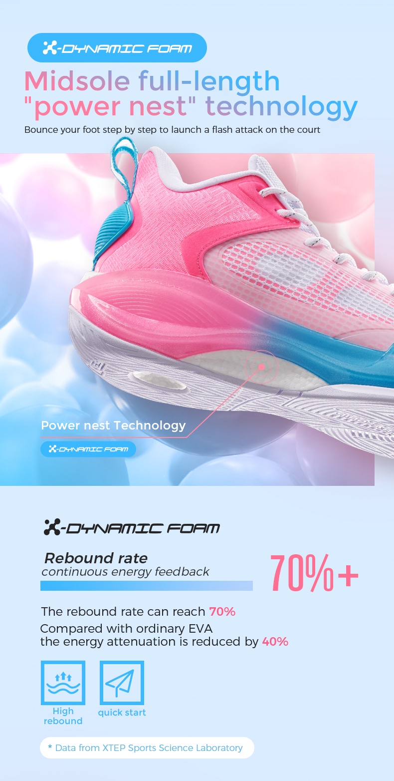 XTEP Light Attack Men Basketball Shoes Fashion High Top Combat Boots