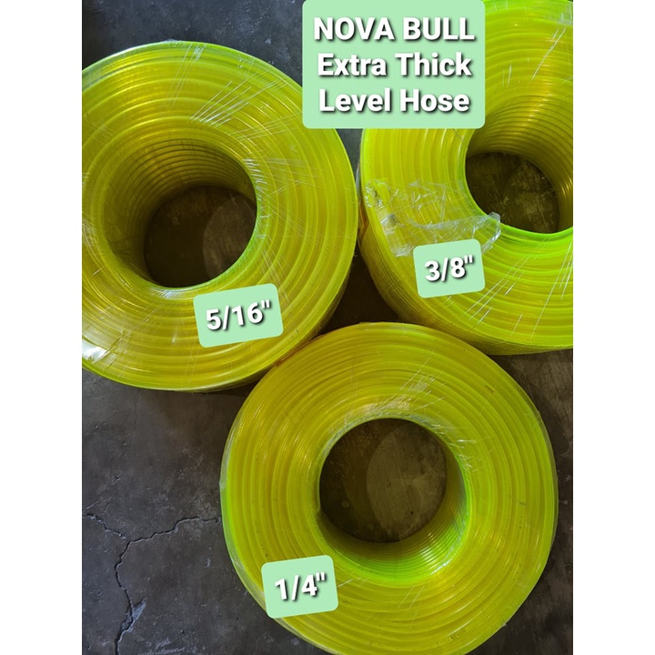 Extra Thick Level Hose 1/4" (per roll) Heavy Duty Neon Leveling Water