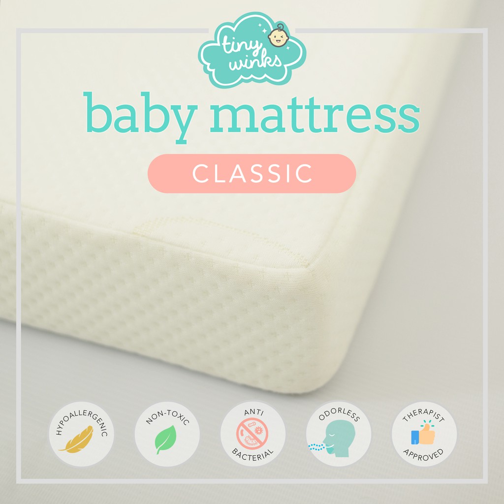 Baby Classic Foam Mattress Crib Size (4"x28"x52") Shopee Philippines
