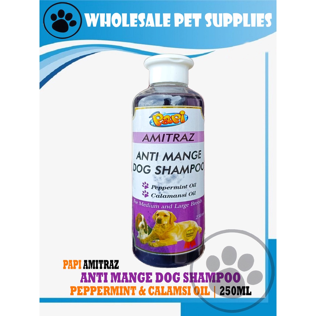 PAPI AMITRAZ Anti Mange Dog Shampoo 250ml Shopee Philippines