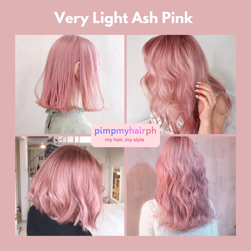 Bremod Ash Set Very Light Ash Pink hair color with freebie Shopee