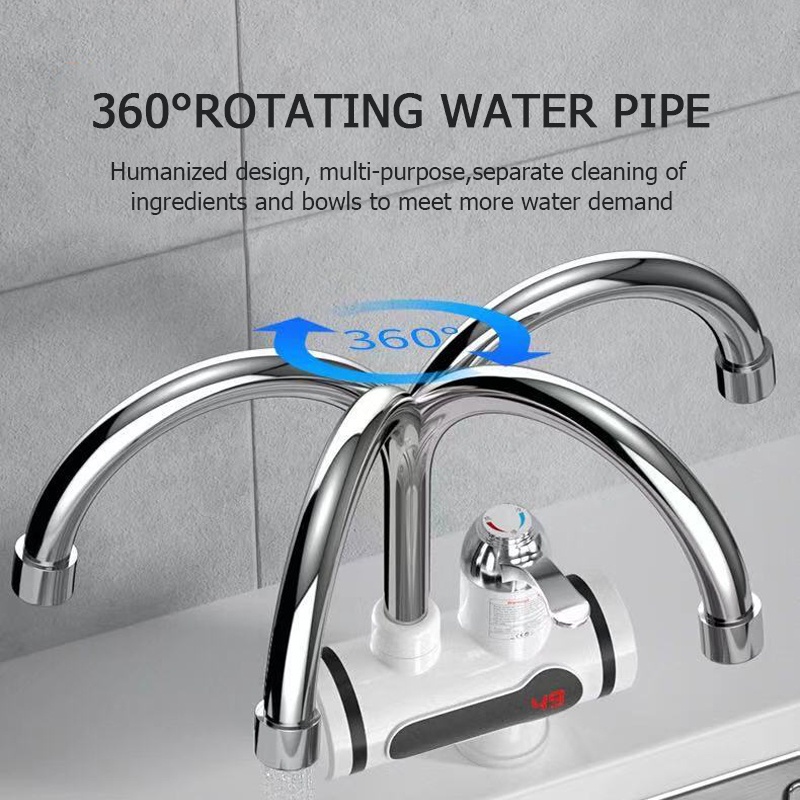 [Ready Stock]Electric Faucet Quick Hot Water Instant Tap Heater Display