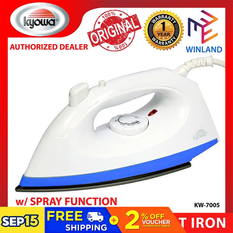 Kyowa Original Flat Iron for Clothes with Water Spray Function KW7005