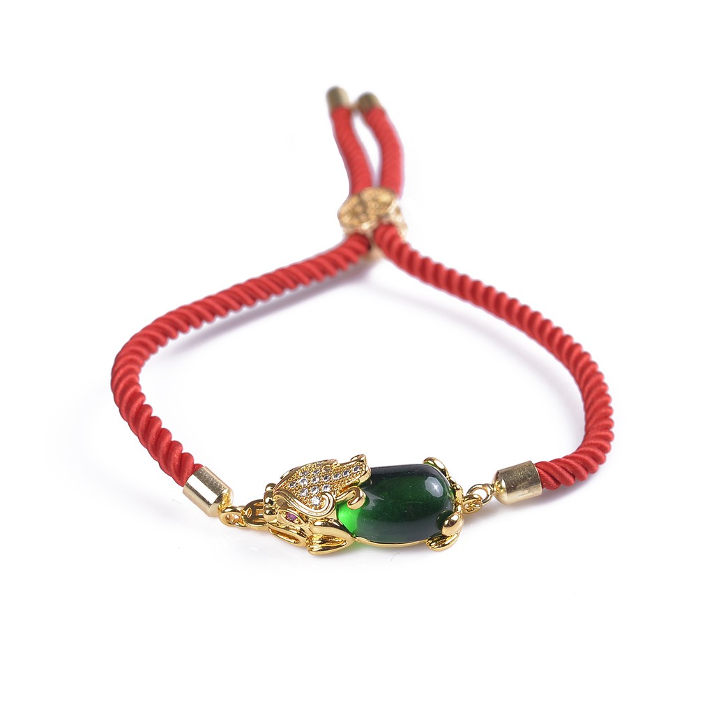 [Tyaa] RED String PIAO lucky Bangkok gold bracelet Shopee Philippines