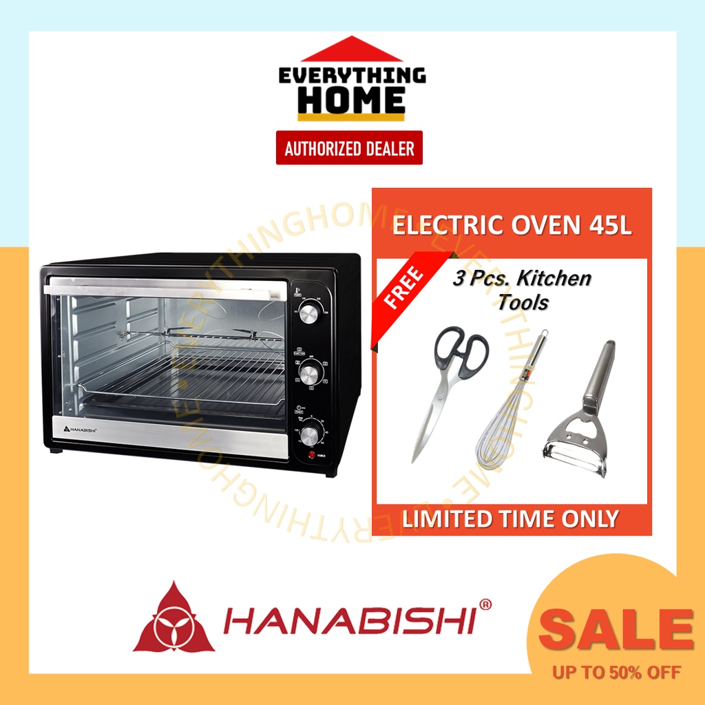 Hanabishi Electric Oven 45 Liters / HEO 45SS Shopee Philippines