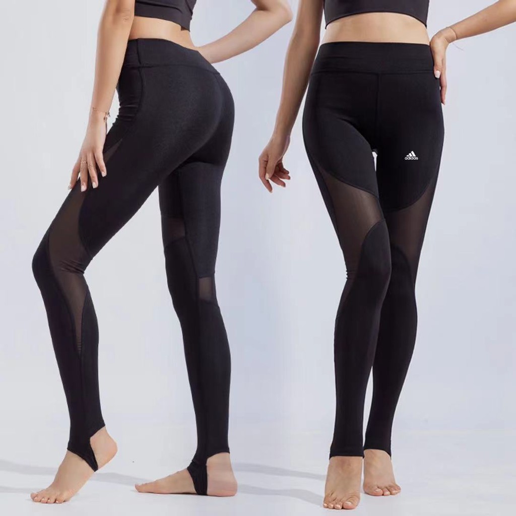 A D woman yoga high waist leggings sports long pants running fitness