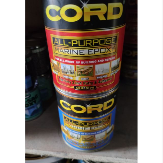 Cord All Purpose Marine Epoxy 1 Quart A&B Set Shopee Philippines