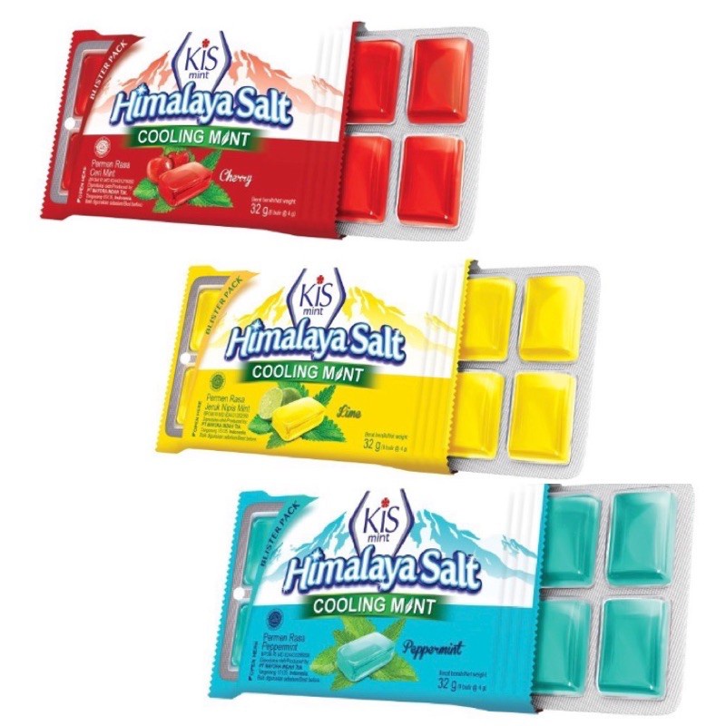 Kis Himalayan Salt Kis mint kis Himalayan Salt Peppermint kis lime