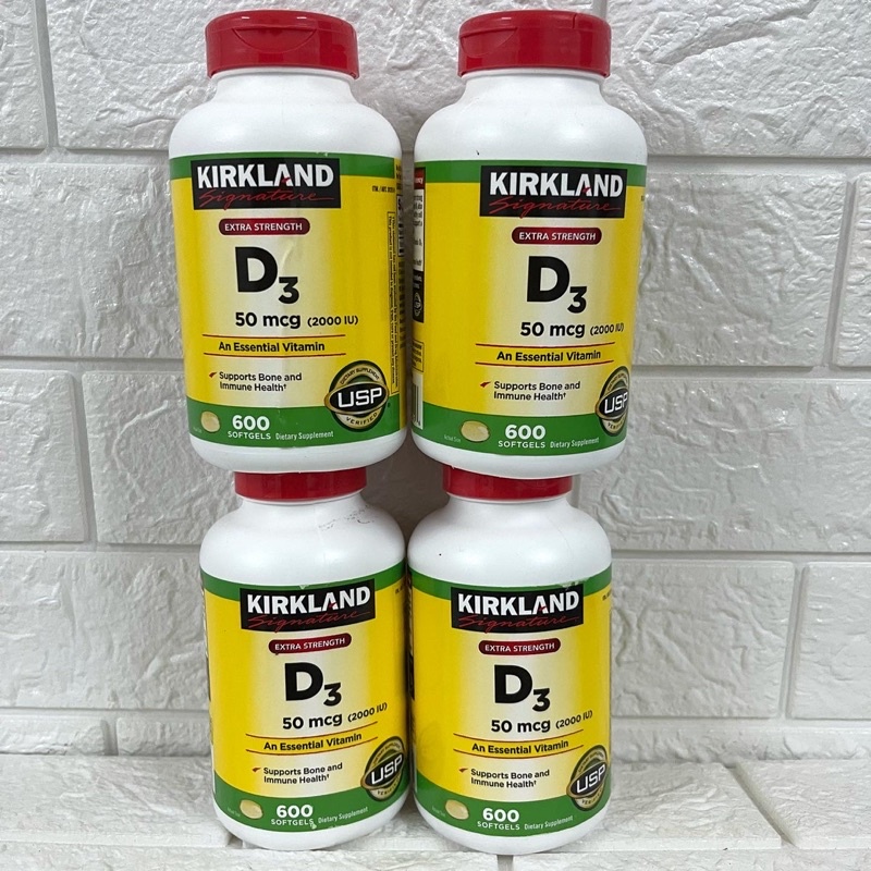 Kirkland Vitamin D3 50 mcg (2000 IU) Shopee Philippines