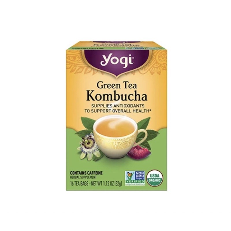 Yogi Organic Green Tea Kombucha 16 Tea Bags Shopee Philippines