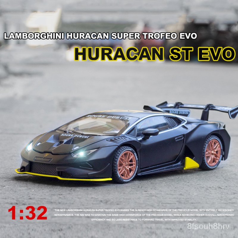New 132 Alloy Miniature Car Model Huracan GT Racing Metal Vehicle