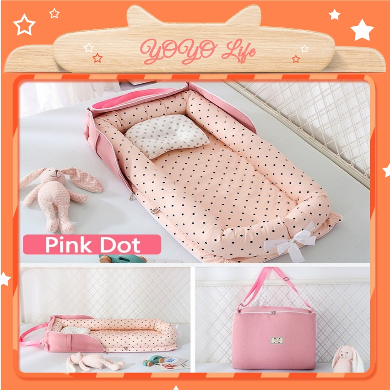 Baby Bed Baby Crib Set In Mattress Newborn Baby Cotton Crib Bionic Bed