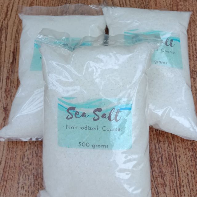 Pure Sea salt noniodized coarse Shopee Philippines