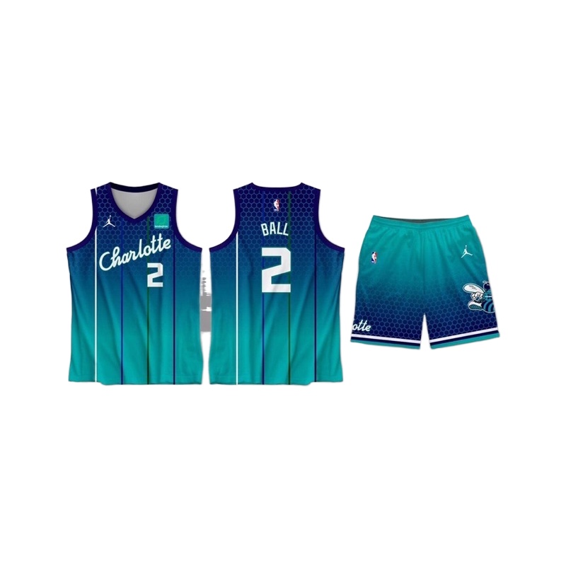 NEW NBA 2022 CHARLOTTE BASKETBALL JERSEY FREE CUSTOMIZE