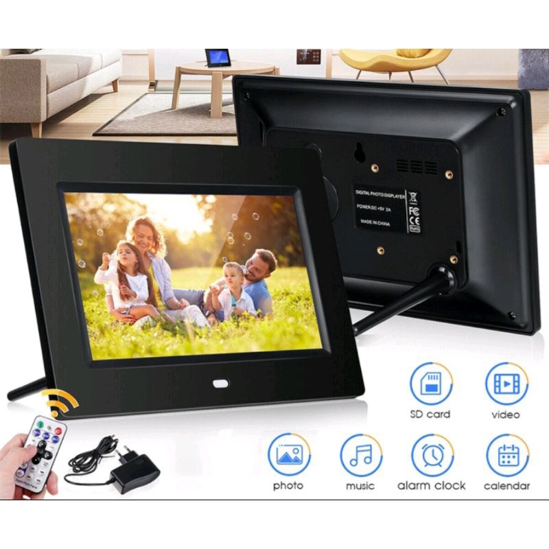 10inch Screen 1080X720 Digital Photo Frame Clock Music Video Player