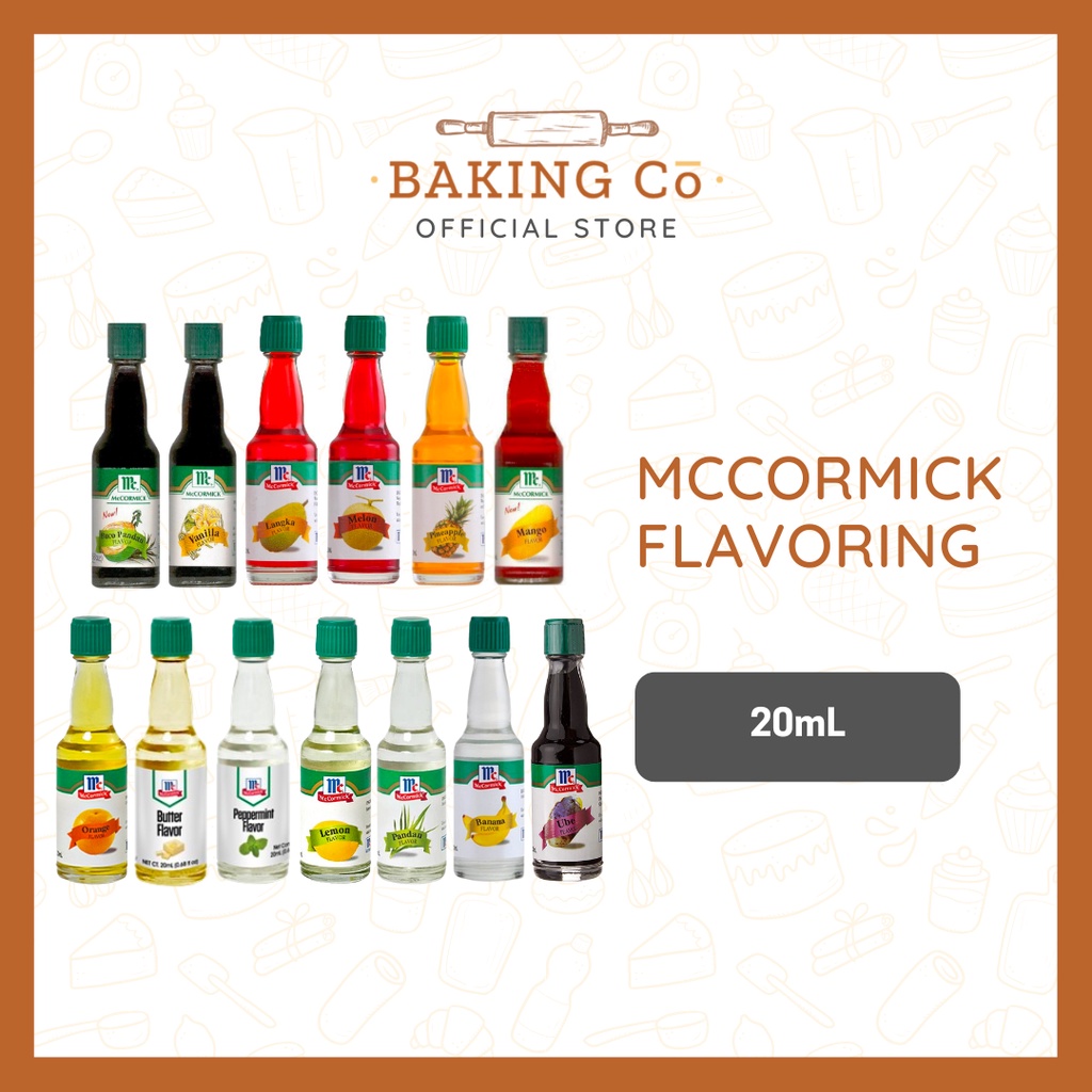 Mccormick Flavorings and Extracts 20mL Shopee Philippines