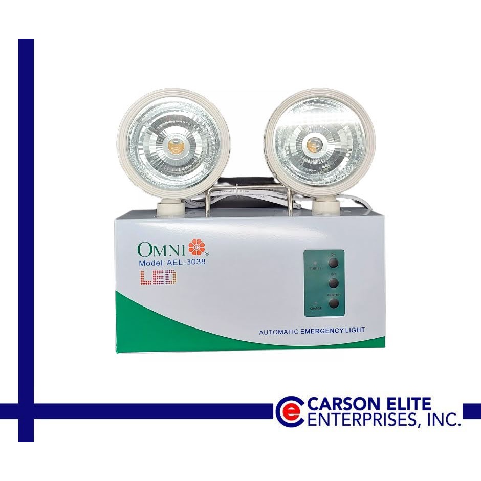 OMNI Automatic Emergency Light 3000K WARM WHITE AEL3038 Shopee Philippines