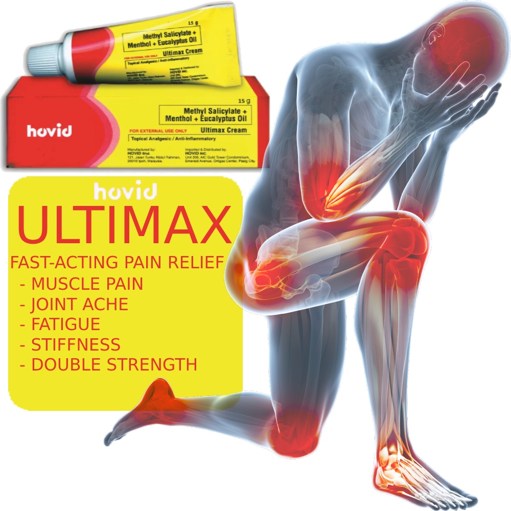 ULTIMAX 15g MUSCLE PAIN RELIEF (same as bengay) allaround pain