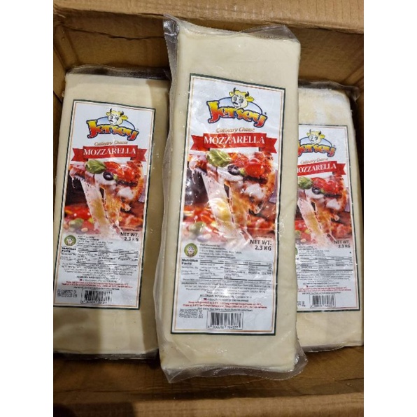 Jersey mozzarella Mozzarella cheese 2.3 kgs exp September 22, 2023