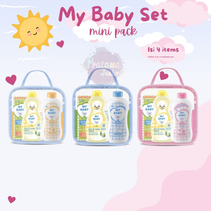 My Baby Set Mini Pack/My Baby Travel Pack/My Baby Gift Pack Shopee
