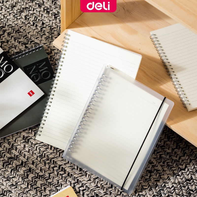 Deli A5/B5 Binder Notebook For College 60 Sheets LooseLeaf Notebook School Supplies EN203/EN204