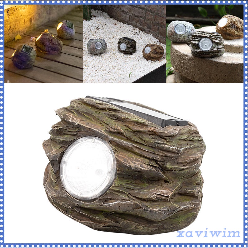 Solar Stone LED Light Wodoodporna Lampa Solarna Spotlight Walkway