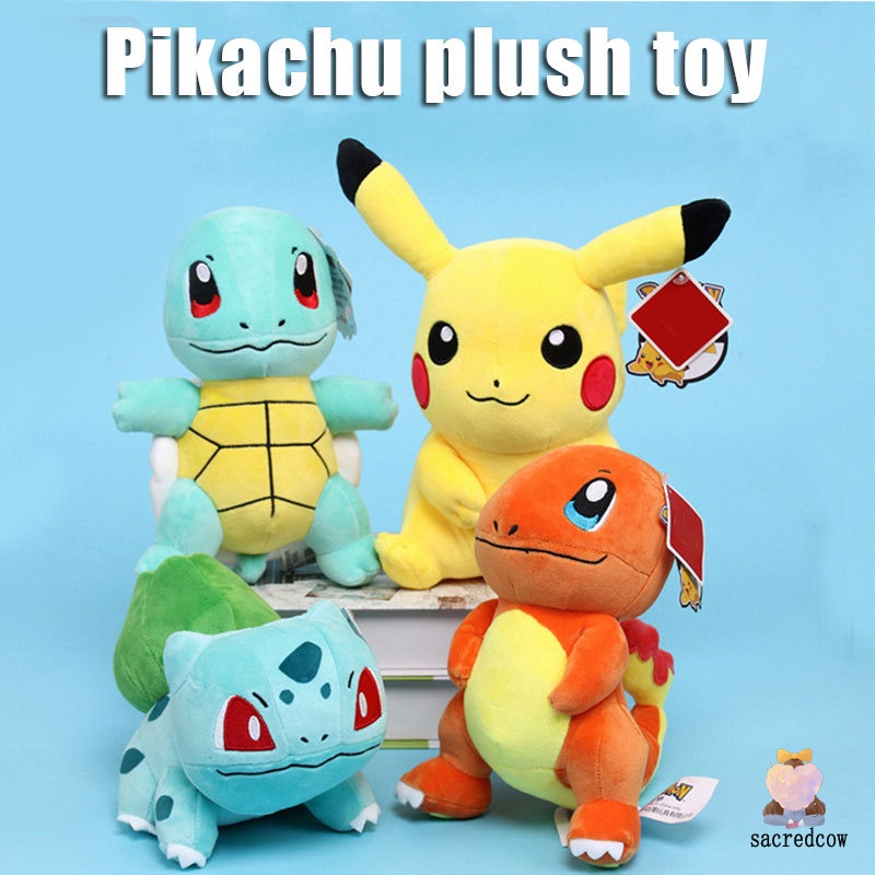 Pokemon Pluszowa Zabawka Lalka Pikachu Squirtle Bulbasaur Charmander