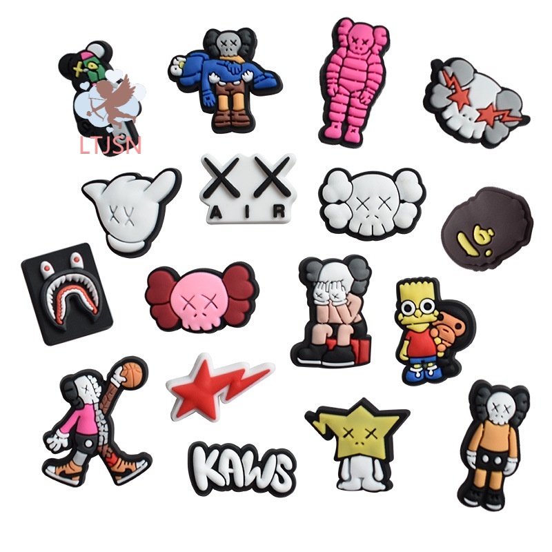 Dla Crocs Jibbitz Kaws Buty DIY Przycisk Wisiorek Shopee Polska