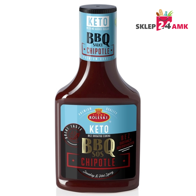 Roleski KETO Sos BBQ Chipotle 325g (bez cukru) Shopee Polska