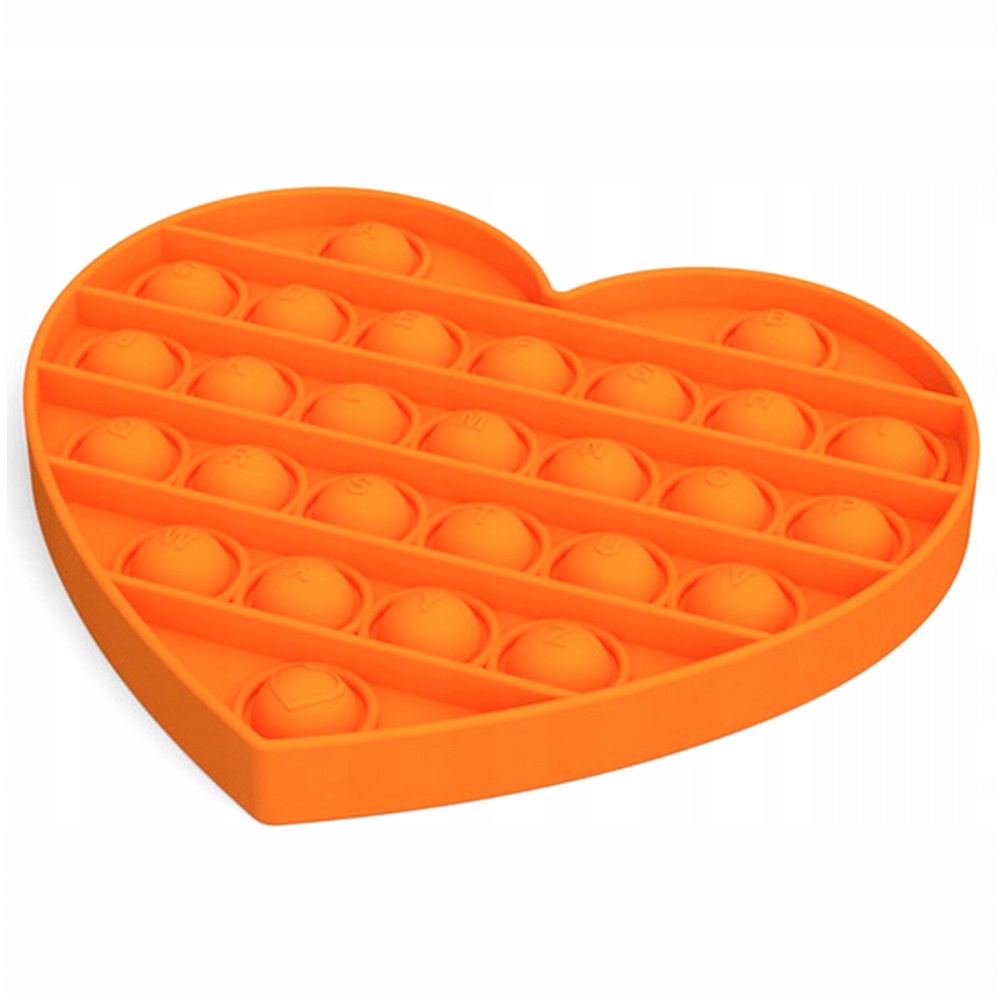 POP IT Push BUBBLE Fidget Toy SENSORYCZNA Orange Shopee Polska