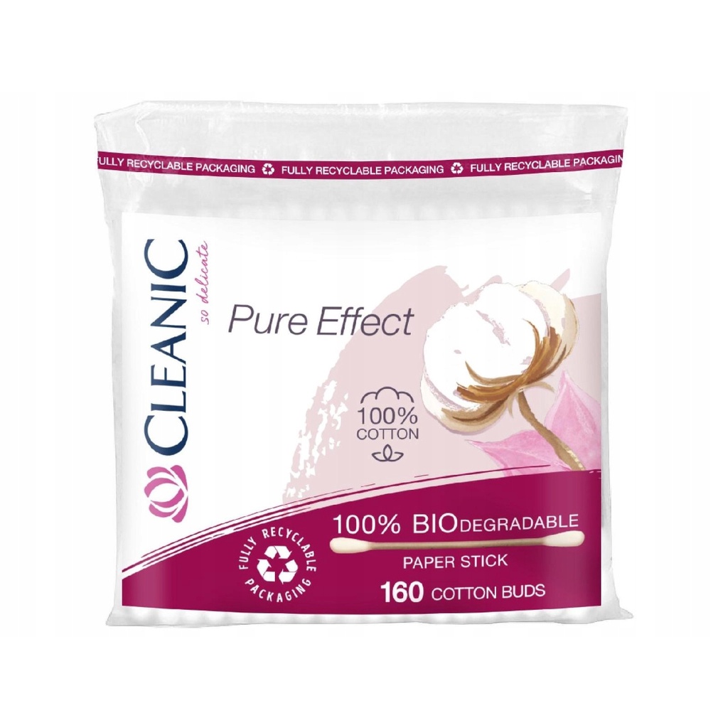 CLEANIC PURE EFFECT PATYCZKI HIGIENICZNE 160 SZTUK Shopee Polska