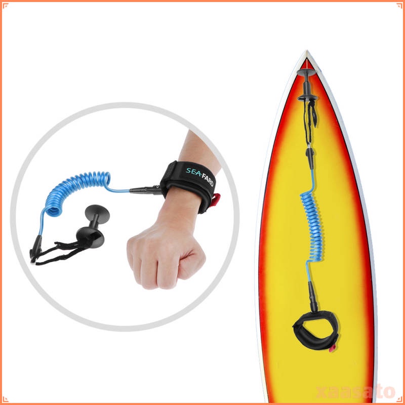 4ft 5,5 Mm Deska Surfingowa Bodyboard SUP Wrist Leash Leg Rope Coiled