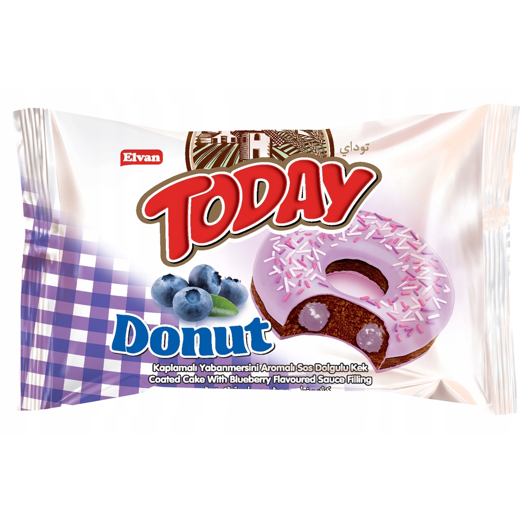 DONUT Today JAGODOWY z Nadzieniem CIASTKO 1,2kg Shopee Polska