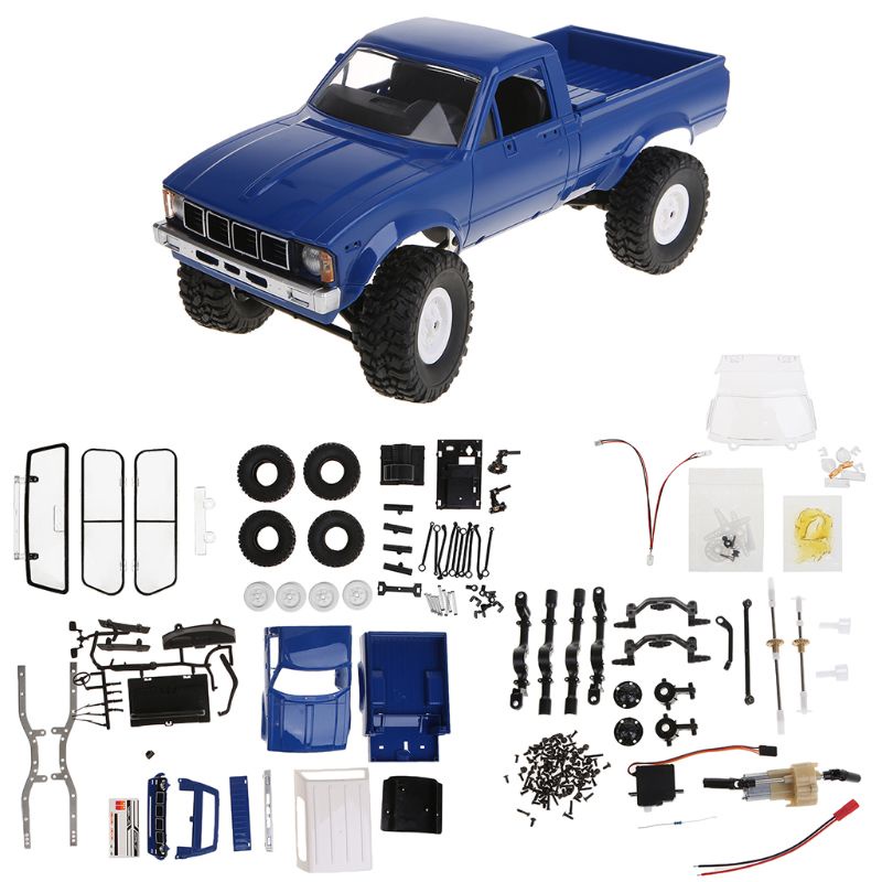 WPL C24 2.4G DIY RC Car KIT 4WD pilot zdalnego sterowania Crawler Off