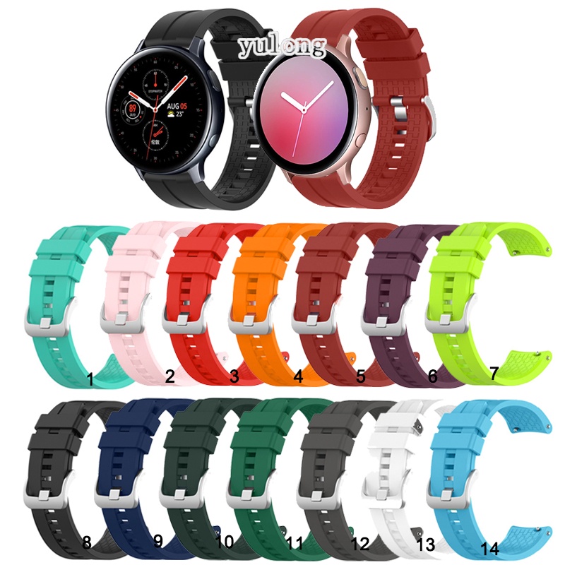 Pasek silikonowy do zegarka Samsung Galaxy watch Active 2 40mm 44mm