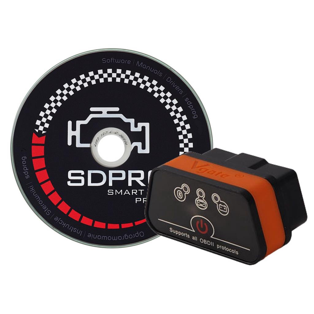 PL SDPROG + Interfejs BT OBD2 icar2 elm327 Hyundai Shopee Polska