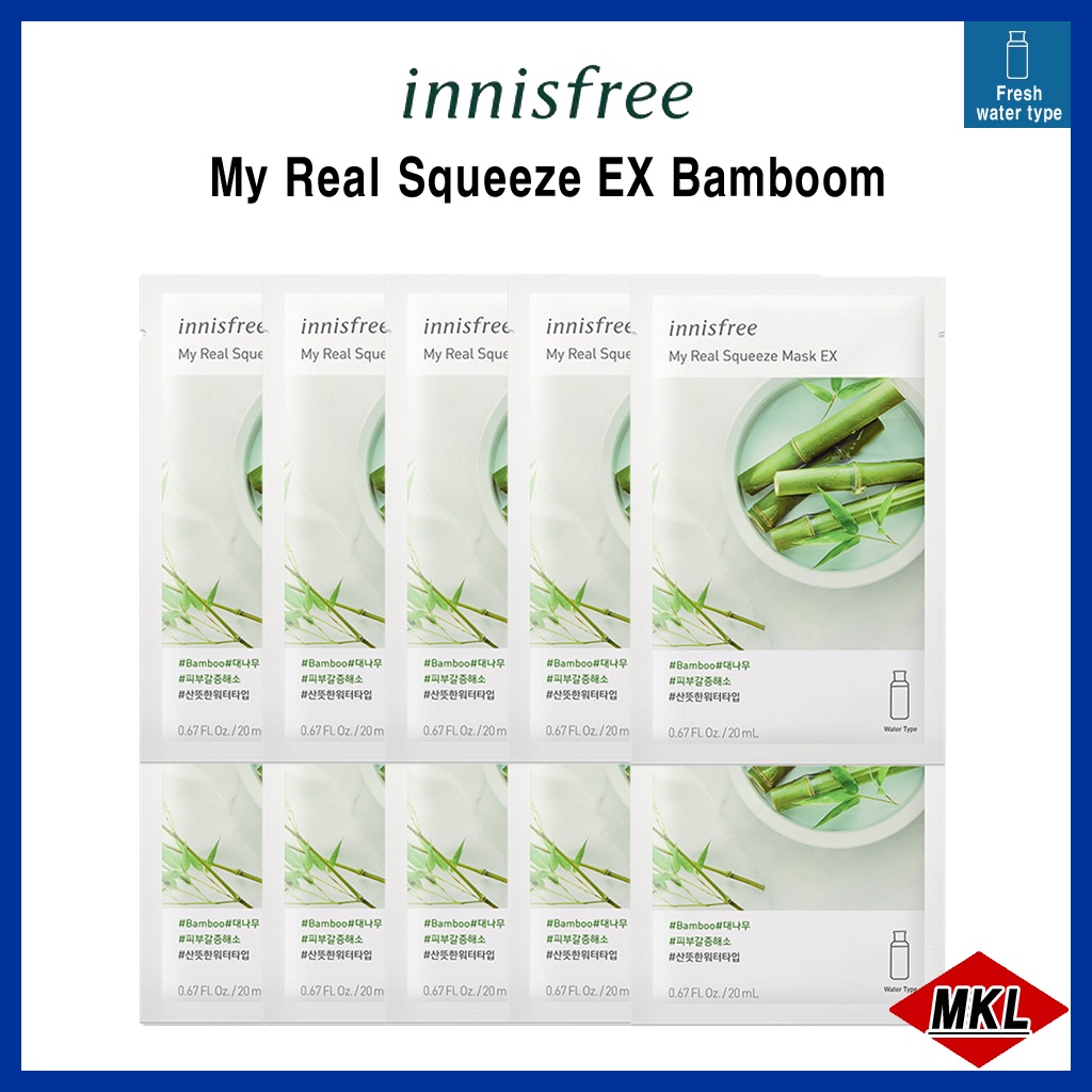 Innisfree My Real Squeeze Mask Bamboo (nowe opakowanie) Shopee Polska